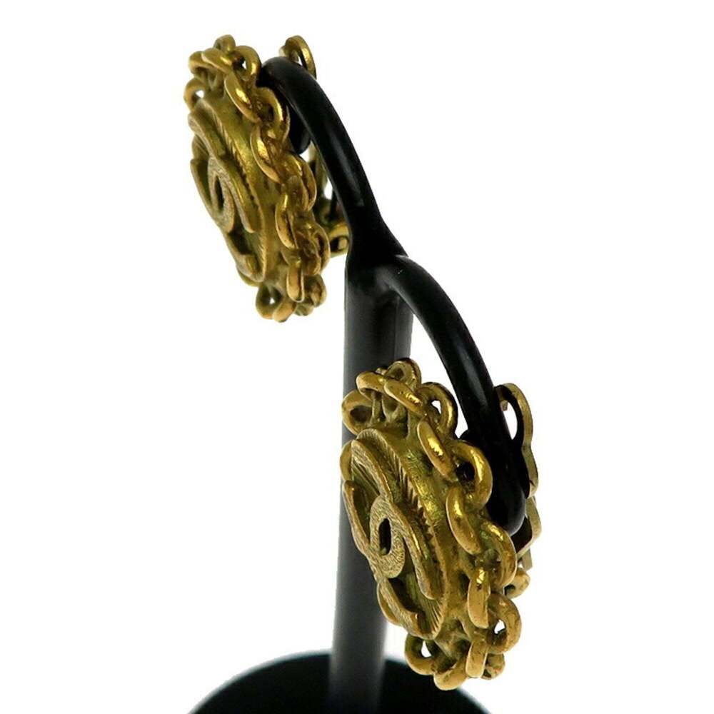 CHANEL Authentic Gold Earrings - Picture 2 of 6